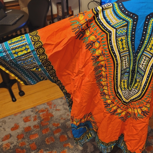 African Shirt Dashiki Print Men or Woman.. - Picture 7 of 11